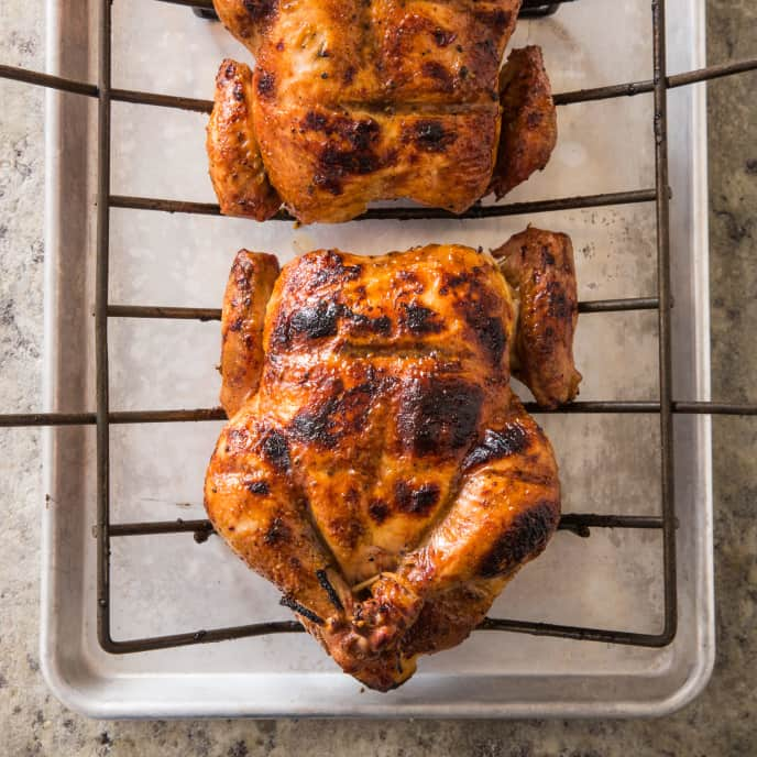 Honey-Mustard Glazed Grill-Roasted Chicken