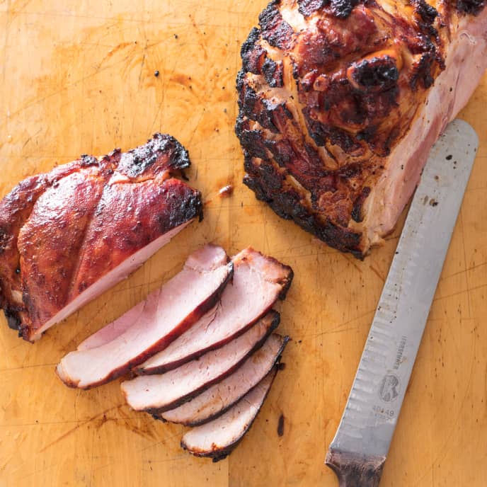 Grill-Roasted Ham