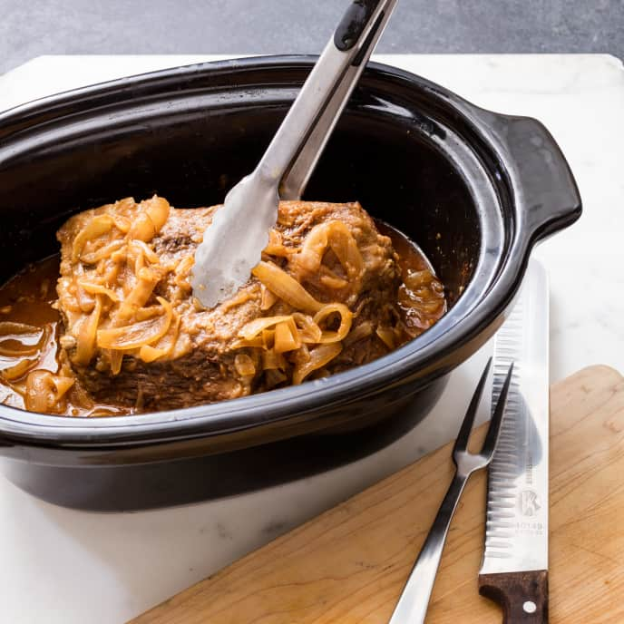 Slow-Cooker Brisket and Onions