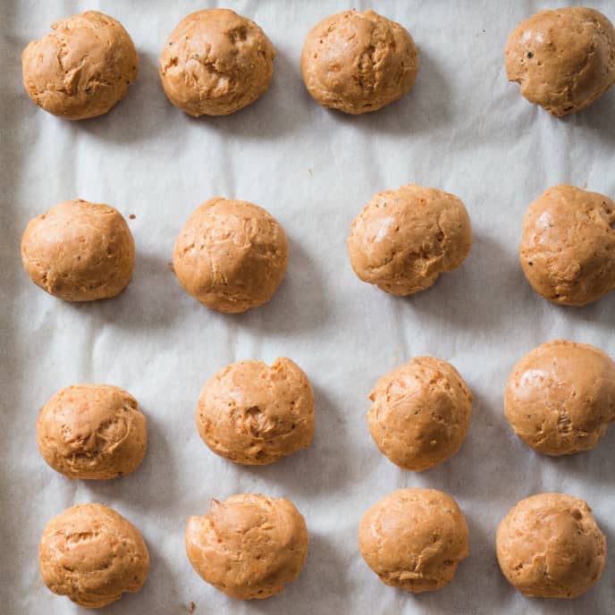 Gougères with Manchego and Black Pepper