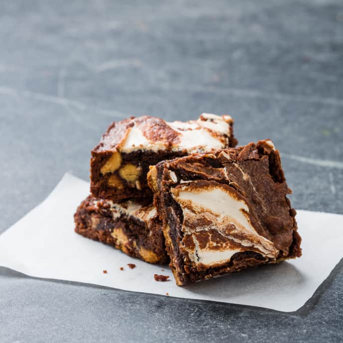 Easy Peanut ButterMarshmallow Brownies America's Test Kitchen Recipe