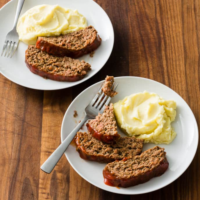 Glazed Meatloaf for Two