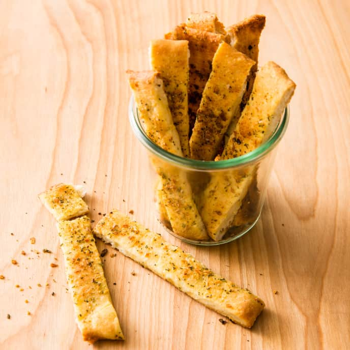 Onion and Rosemary Breadsticks