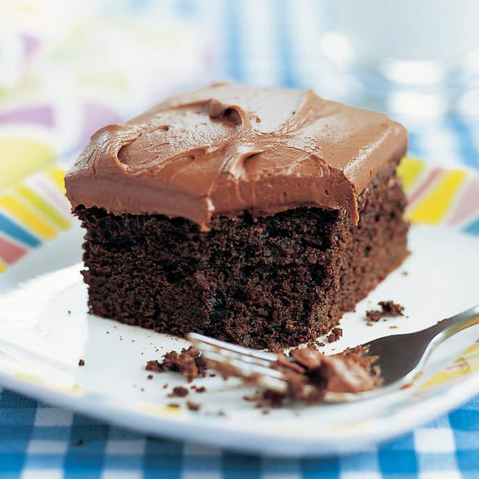 Reduced-Fat Chocolate Sheet Cake