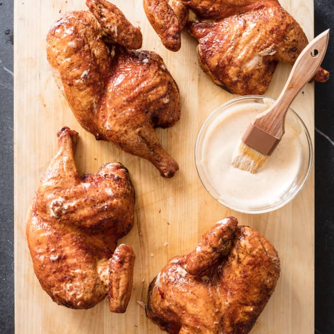 Alabama BBQ Chicken on a Gas Grill America's Test Kitchen Recipe