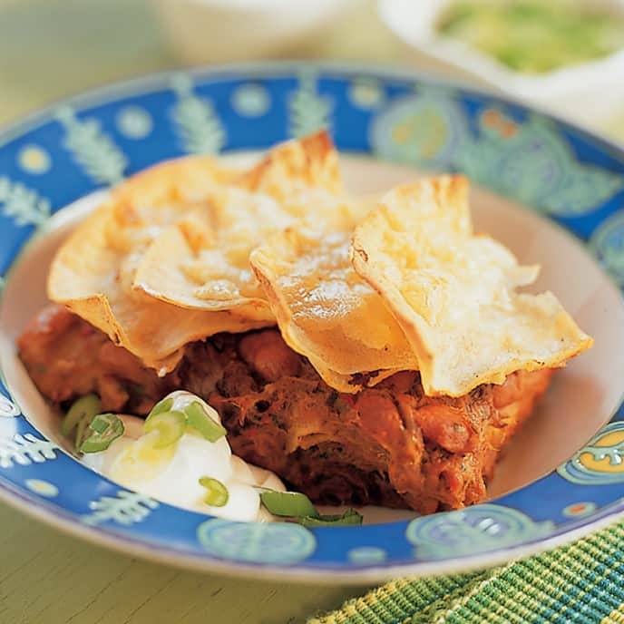 Southwestern Beef Tortilla Casserole