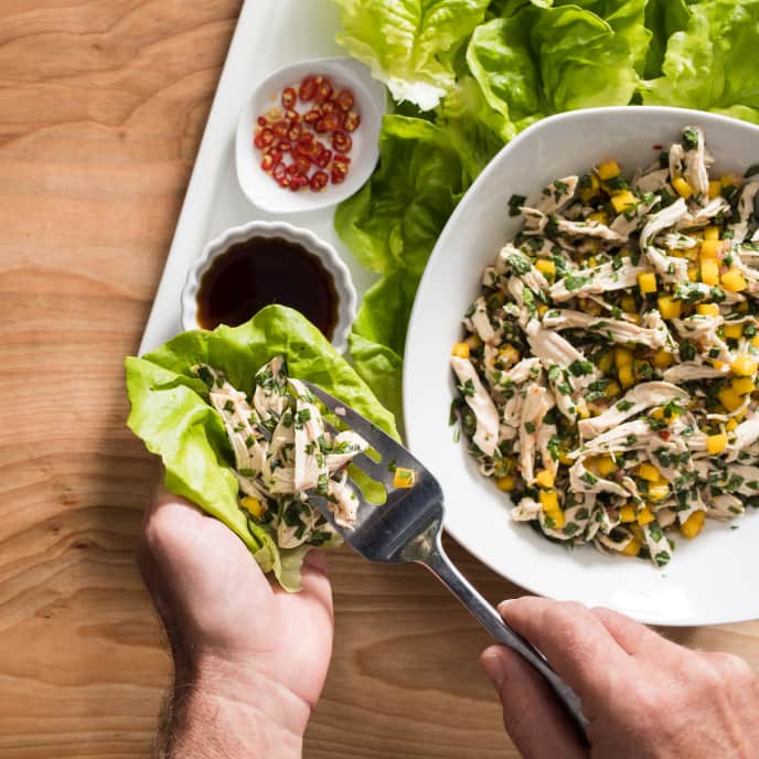 Thai Style Chicken Salad With Mango Cook S Illustrated