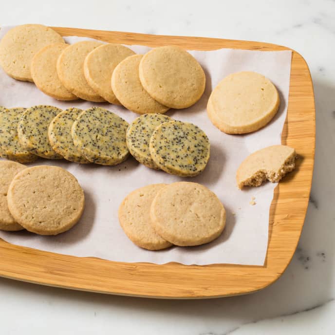 OrangePoppy Seed SliceandBake Cookies America's Test Kitchen Recipe