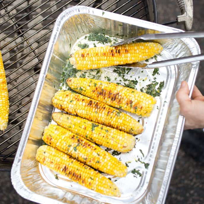 Grilled Corn with Flavored Butter Cook's Illustrated Recipe