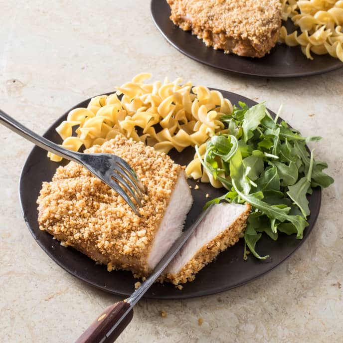 Deviled Pork Chops for Two