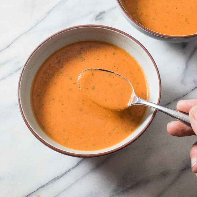 Grilled Tomato Gazpacho