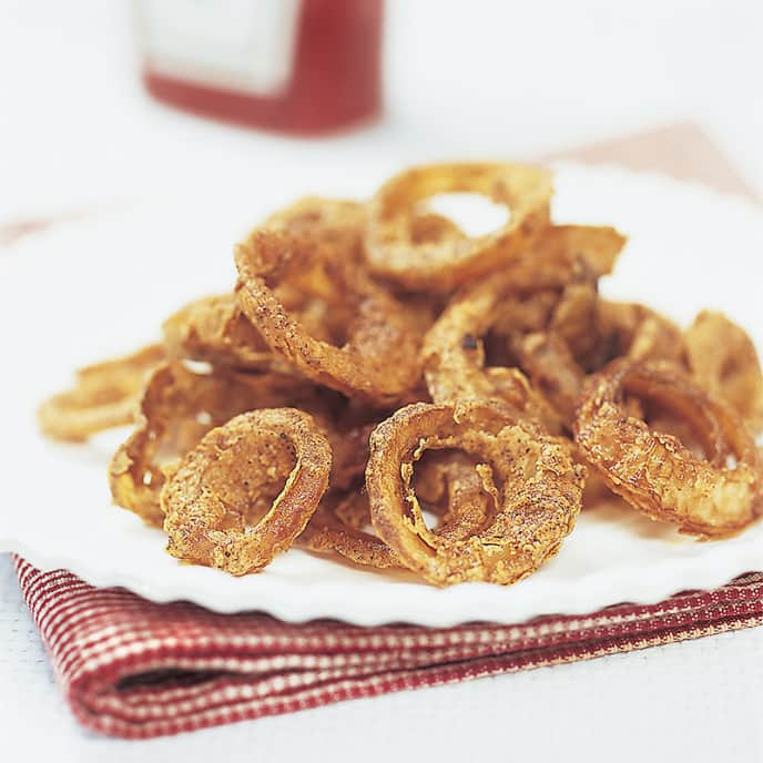 Chili-Fried Onion Rings