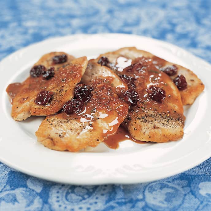 Turkey Cutlets with Cherry Sauce Cook's Country Recipe