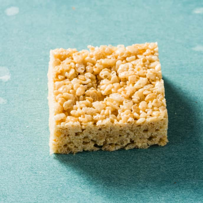 Peanut Butter and Honey Crispy Rice Cereal Treats