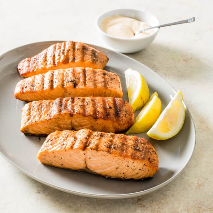 Grilled Salmon Fillets | America's Test Kitchen Recipe