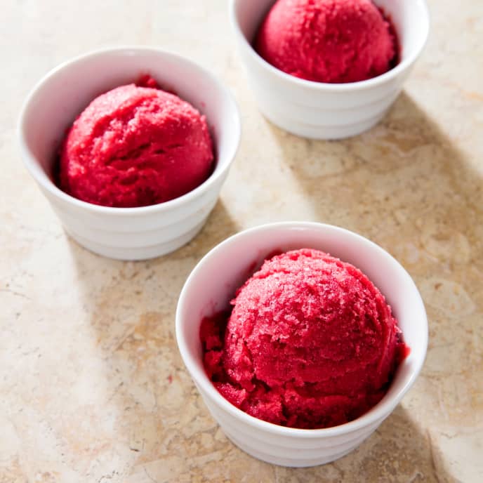 Raspberry Sorbet  America's Test Kitchen Recipe