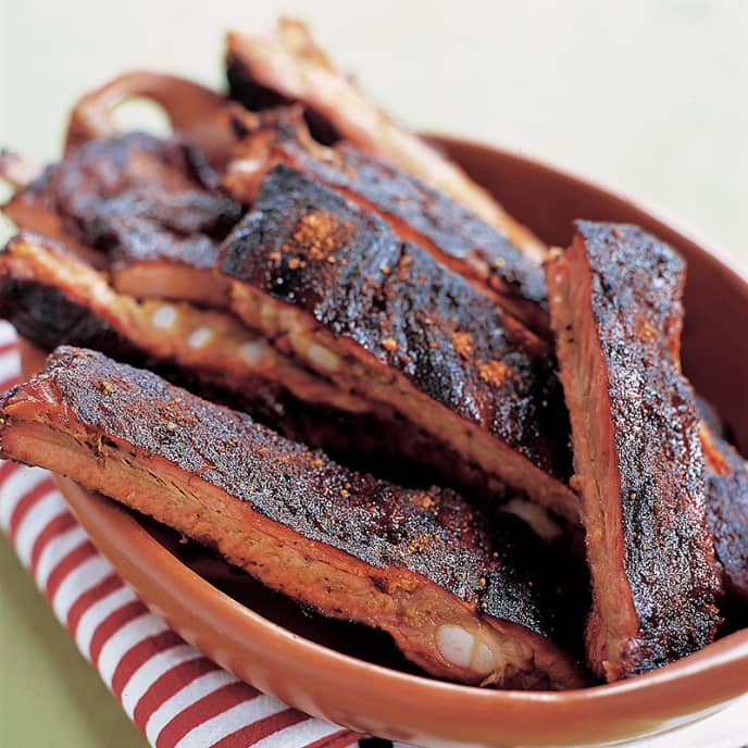 Memphis BBQ Spareribs for a Charcoal Grill