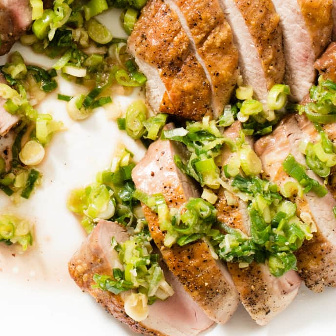 Sous Vide Pork Tenderloin Steaks for Two