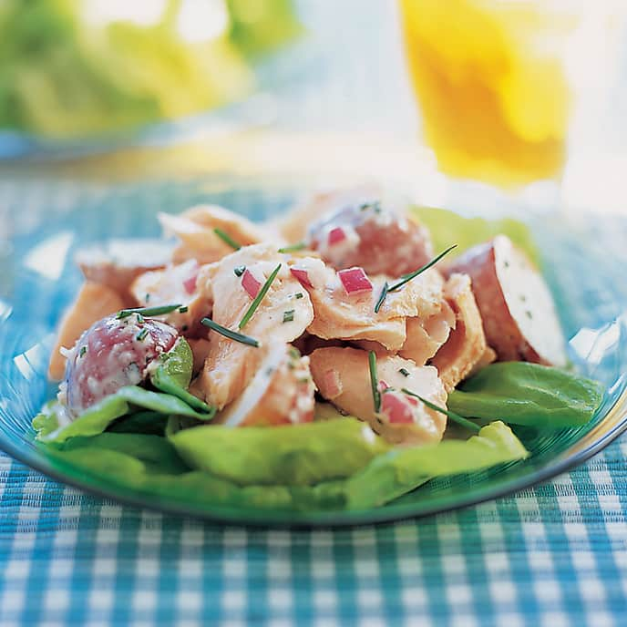 Zesty Salmon and Potato Salad