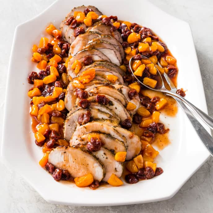 Roast Pork Loin with Dried Fruit