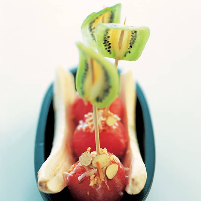 Tutti-Frutti Watermelon Boats