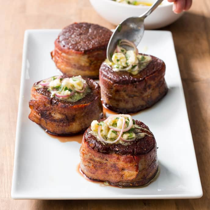 Bacon-Wrapped Filets Mignons