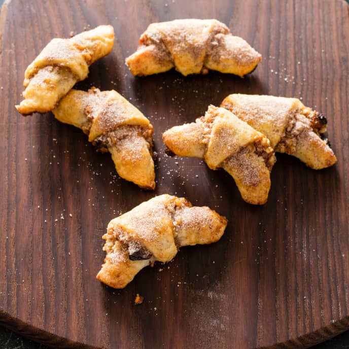 CrescentShaped Rugelach with RaisinWalnut Filling America's Test