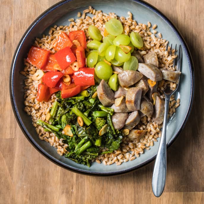 Farro Bowl with Vegetables and Sausage Cook's Illustrated Recipe
