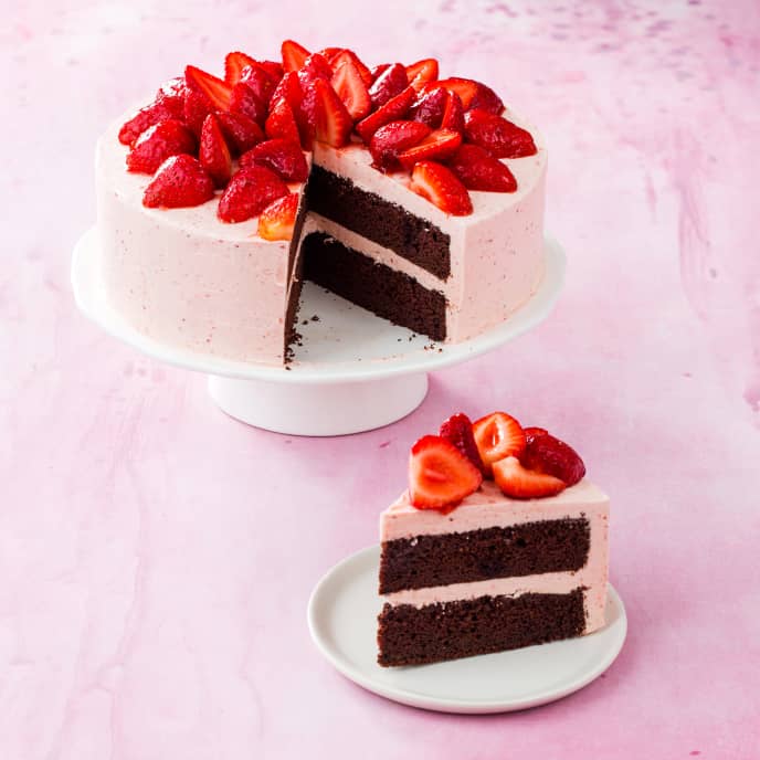 Chocolate Strawberry Cake