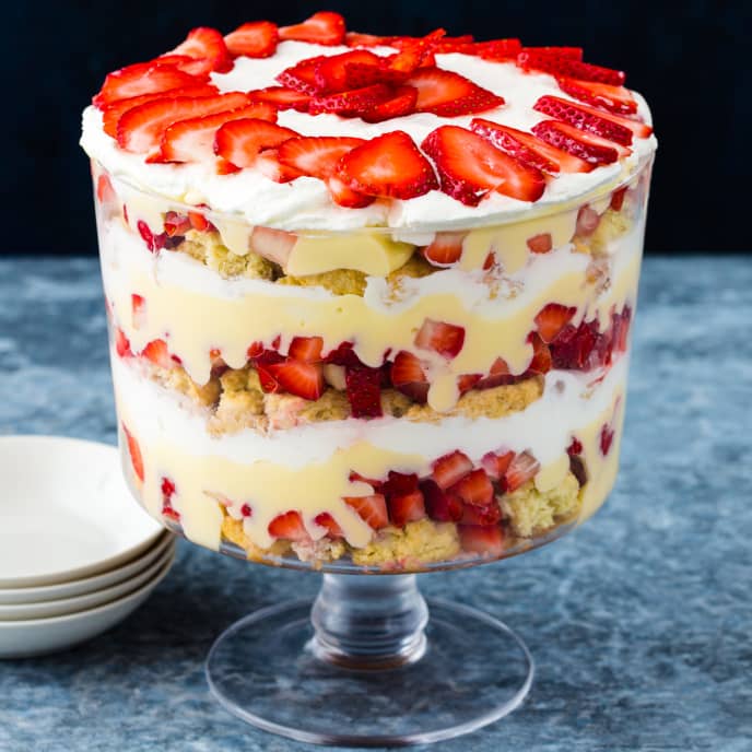 Strawberry Shortcake Trifle