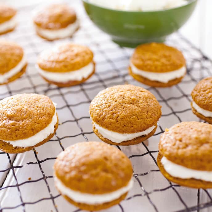 Mini Pumpkin Whoopie Pies America's Test Kitchen Recipe