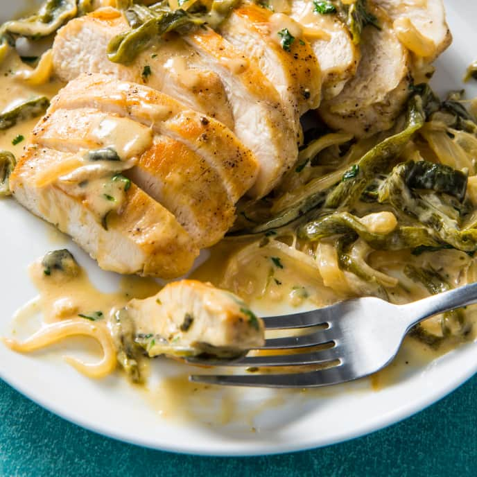 Chicken with Rajas