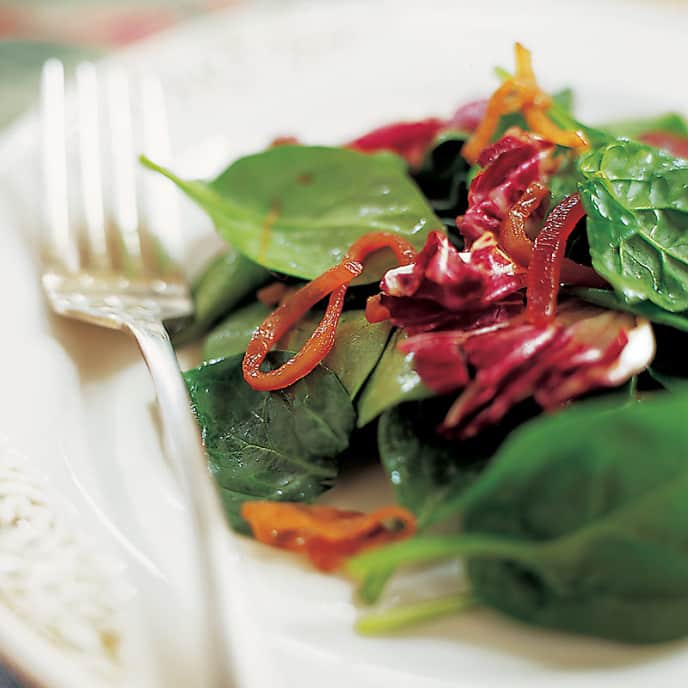 Italian Spinach and Radicchio Salad