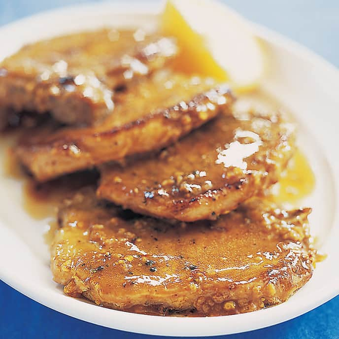 Pork Chops with Spicy Orange Glaze