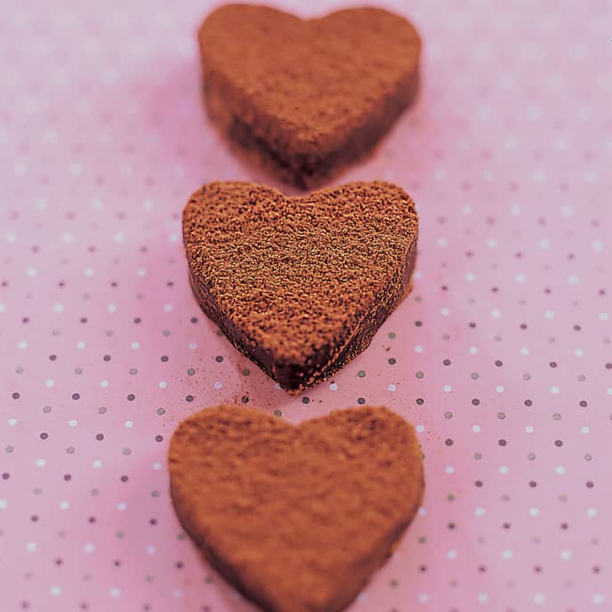 Milk Chocolate Truffle Hearts