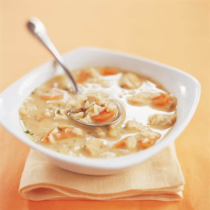 Lemon Chicken and Rice Soup