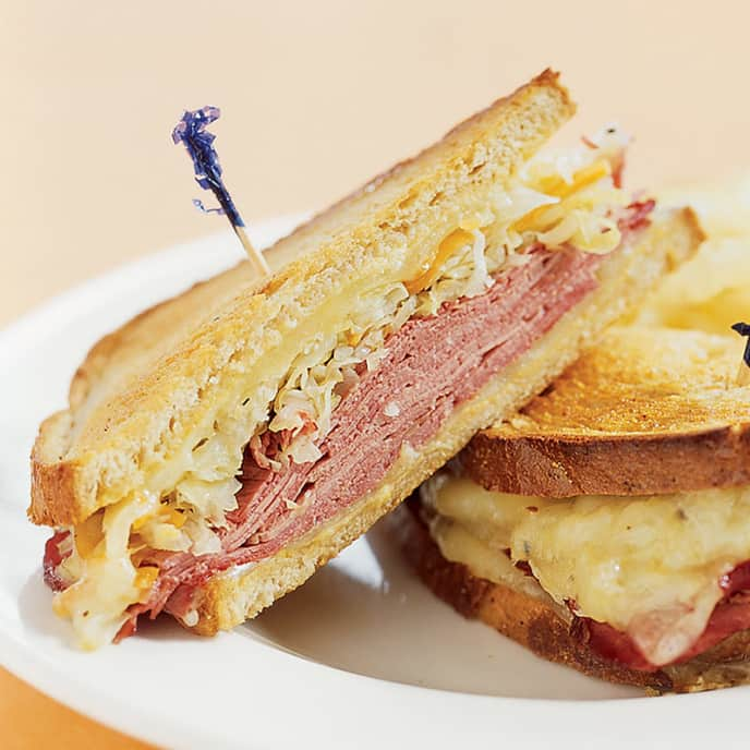 Oven-Grilled Reuben Sandwiches