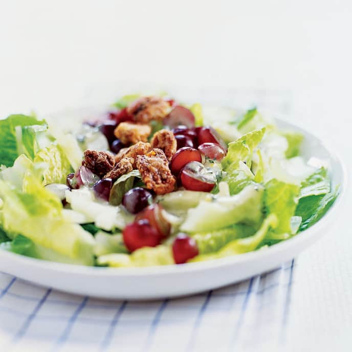 Fennel and Red Grape Salad with Creamy Tarragon Dressing