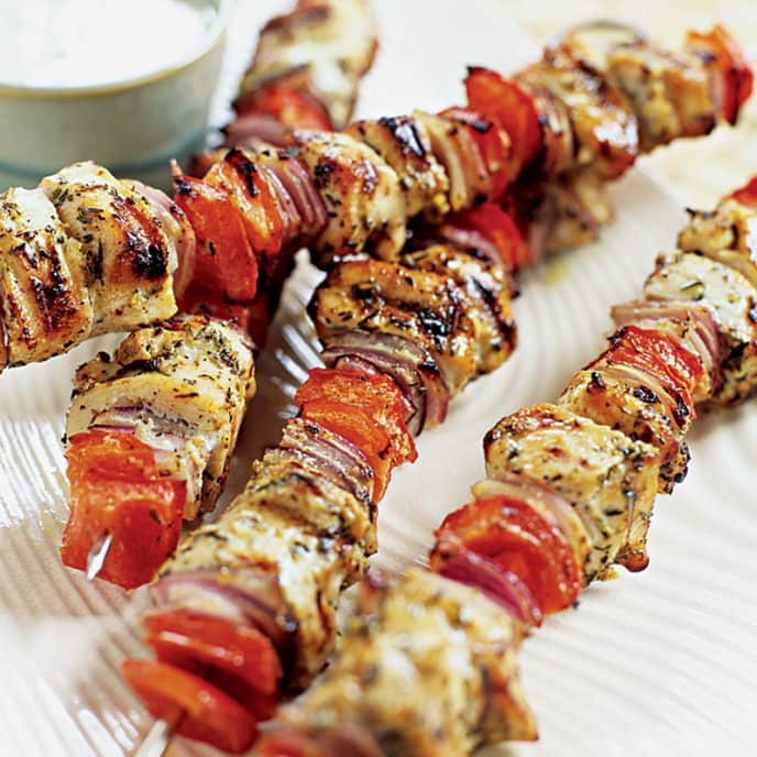 Grilled Chicken Kebabs