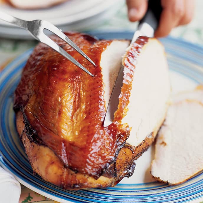 GrillRoasted Turkey Breast for Gas Grill America's Test Kitchen Recipe