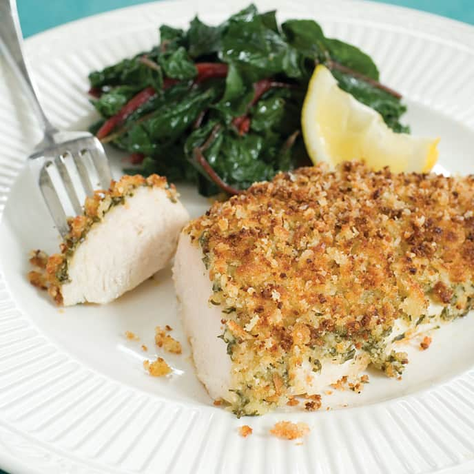 Baked Chicken Breasts with Parmesan-Garlic Crust