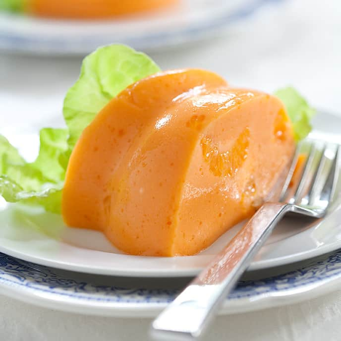 Apricot-Orange Gelatin Mold