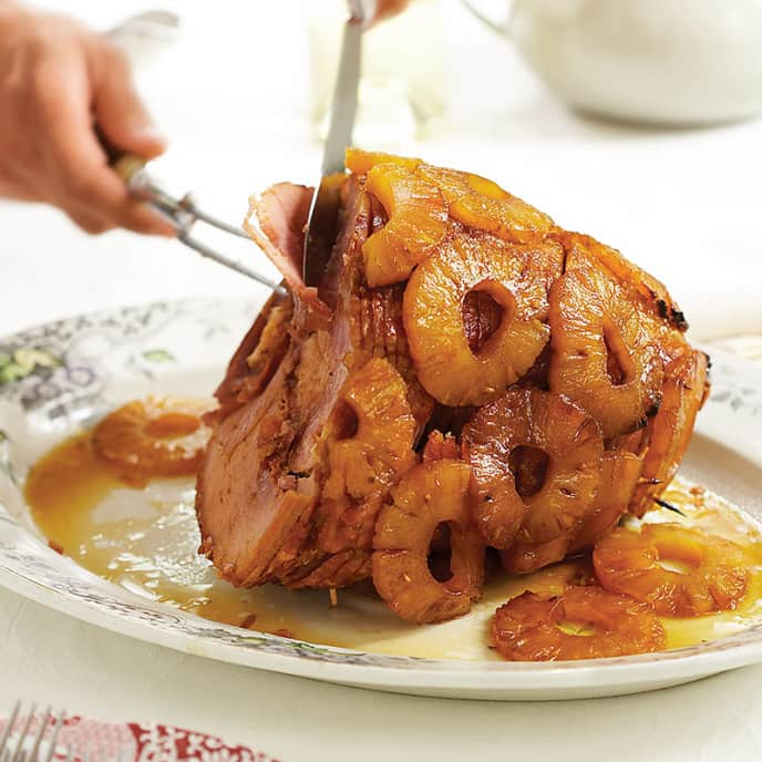 Honey Pineapple Mustard Glazed Ham