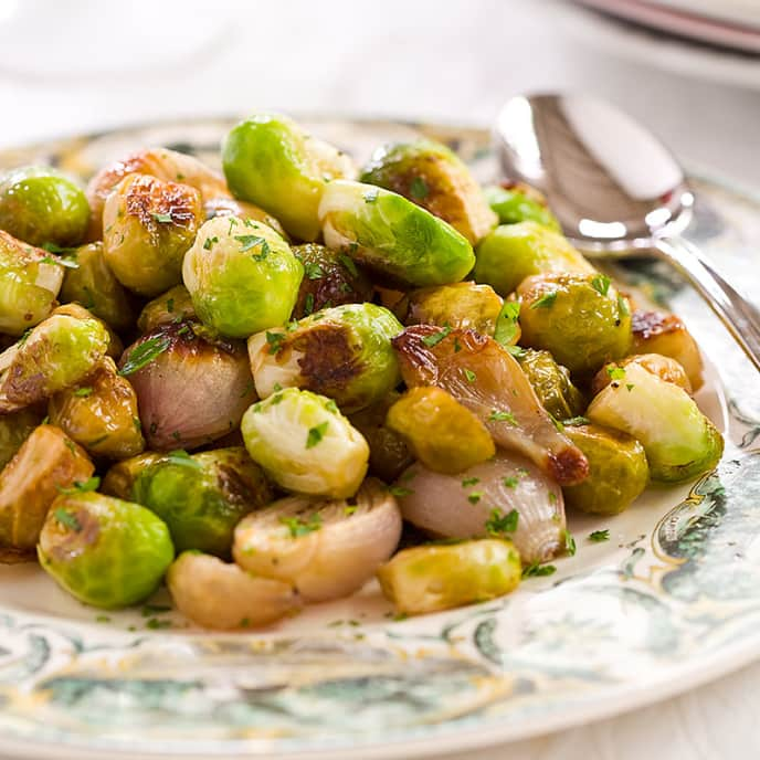 Sweet and Sour Glazed Brussels Sprouts