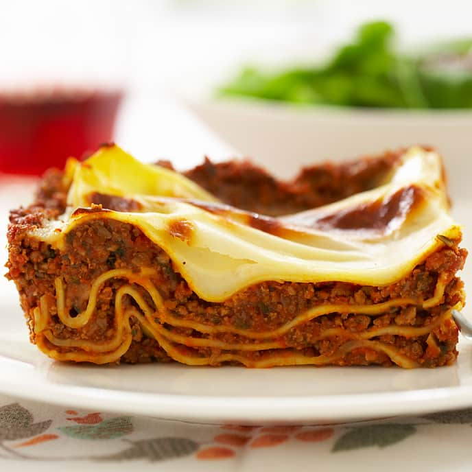 Low Fat Meaty Lasagna Americas Test Kitchen Recipe 