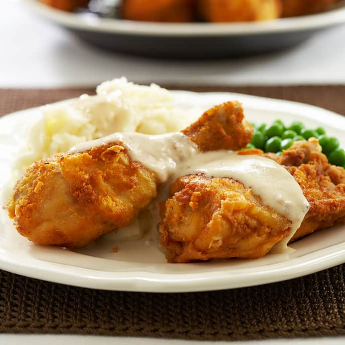 Maryland Fried Chicken with Cream Gravy