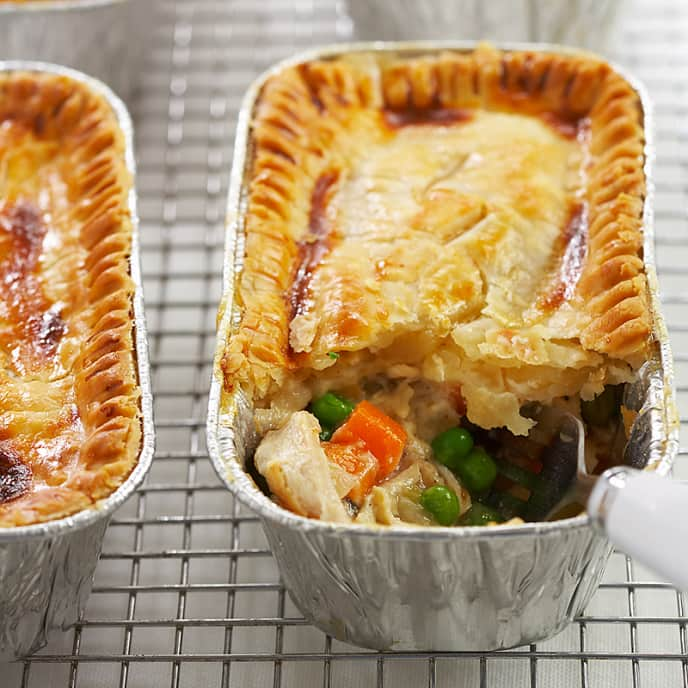 Freezer Chicken Pot Pies