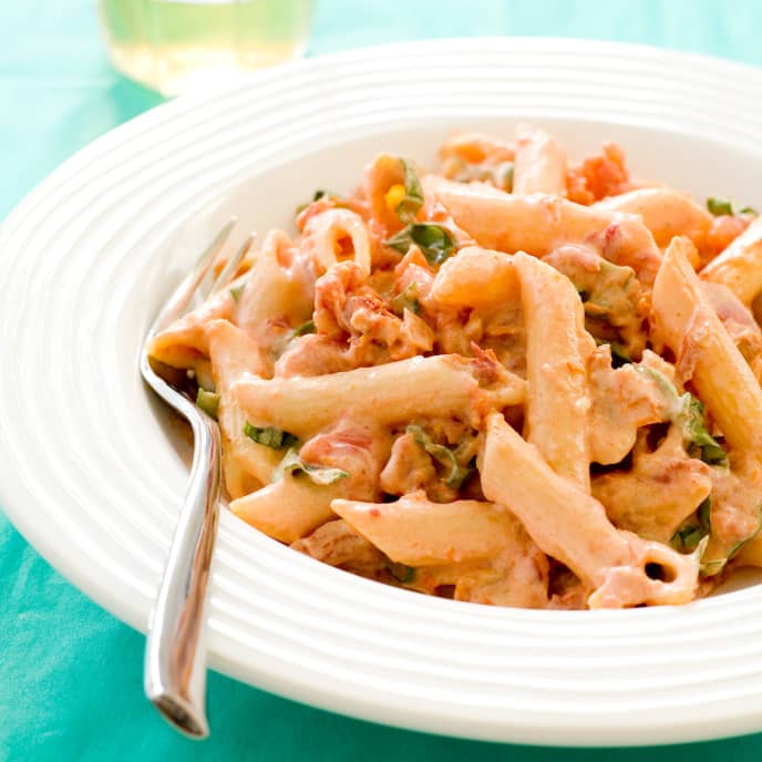 Penne with Sun-Dried Tomato Cream Sauce