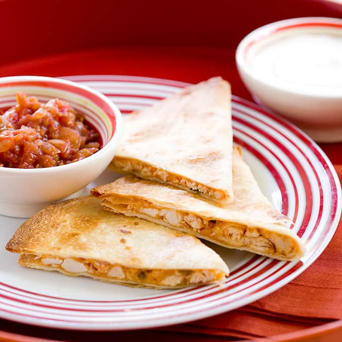 Chicken and Cheese Quesadillas America's Test Kitchen Recipe