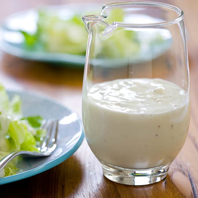 Low-Fat Parmesan Peppercorn Dressing